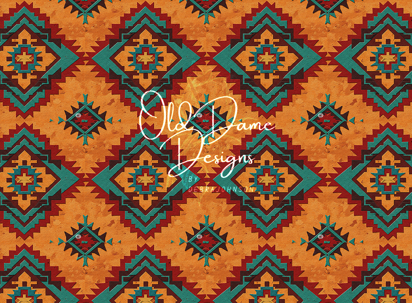 Southwestern Aztec Pattern