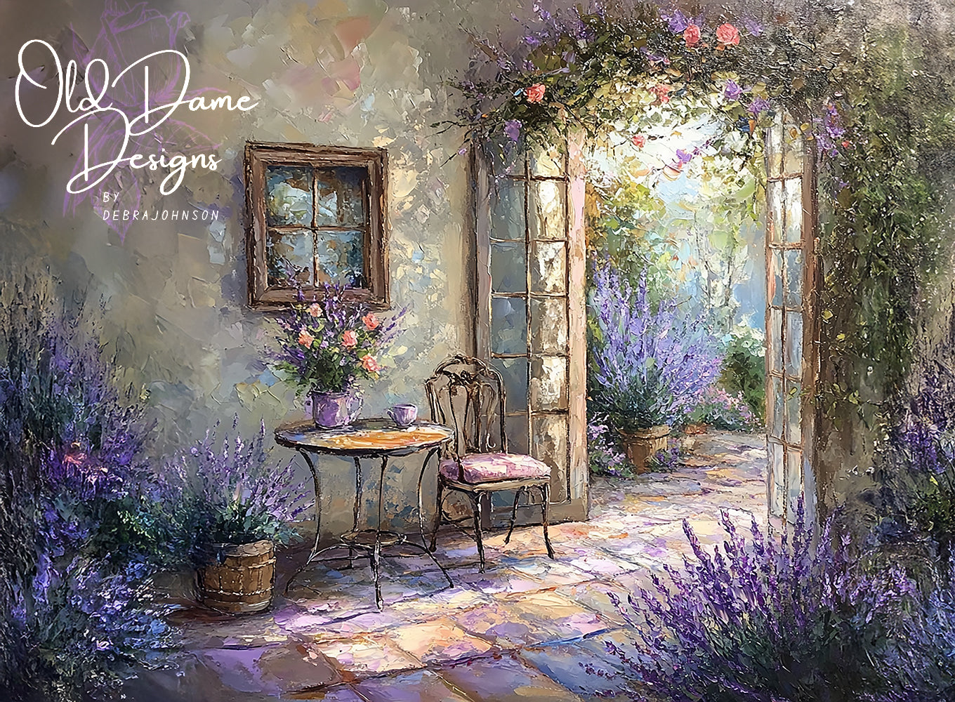 French Country Lavender Room