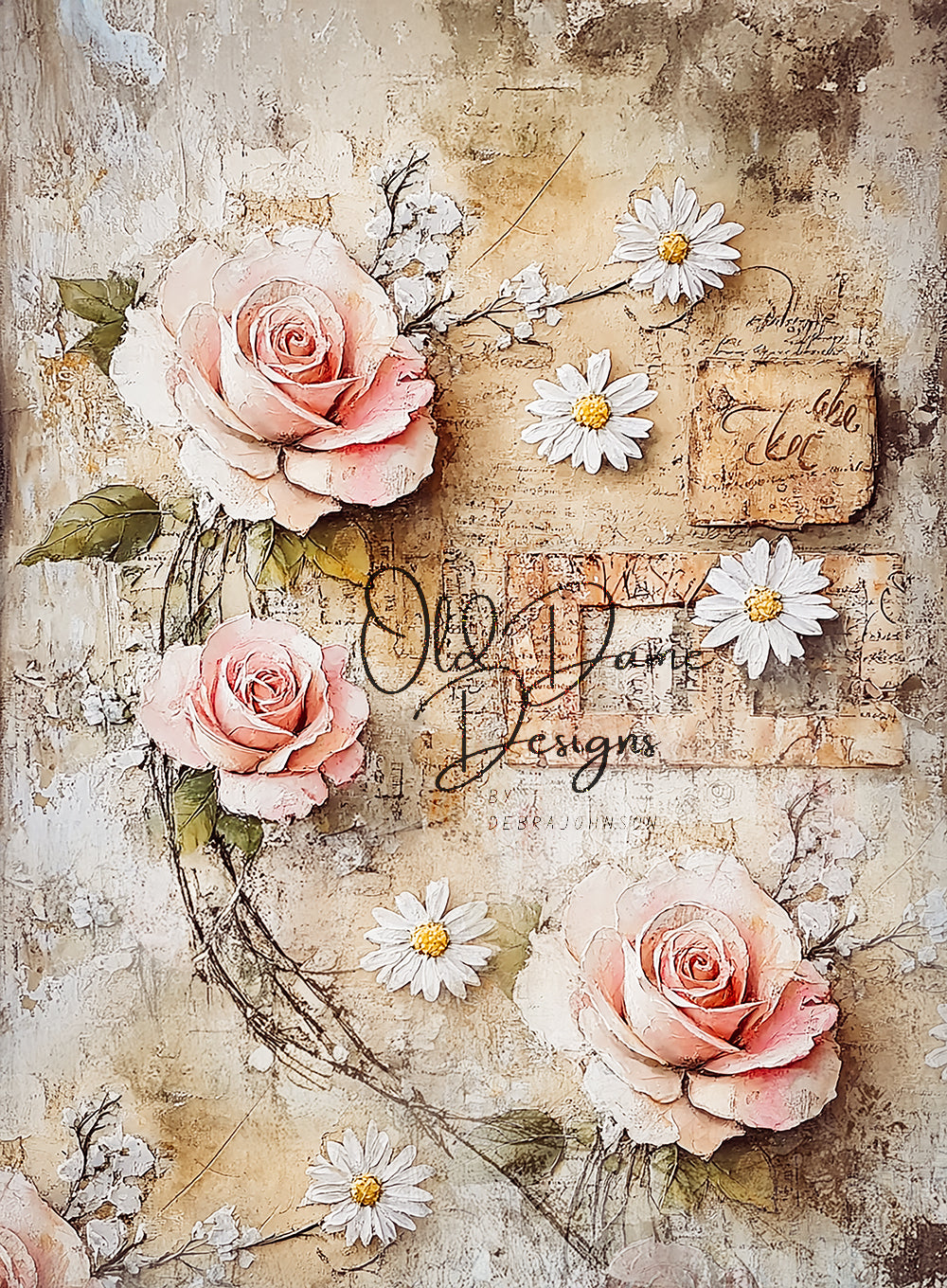 French Floral Canvas 003
