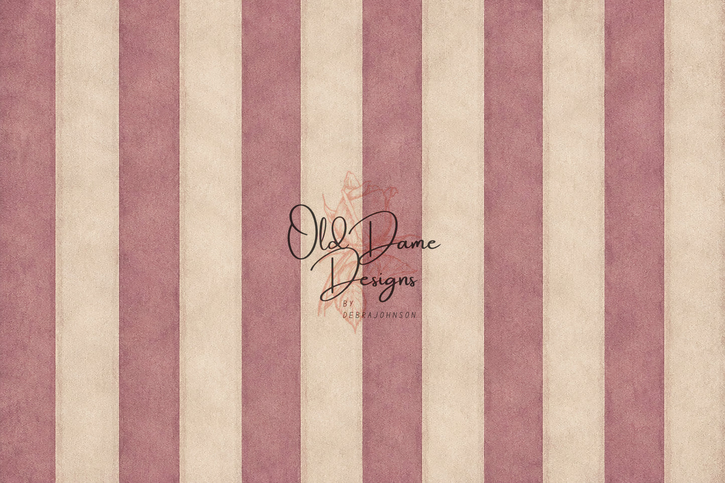 Antique Mauve Stripes (ISN)