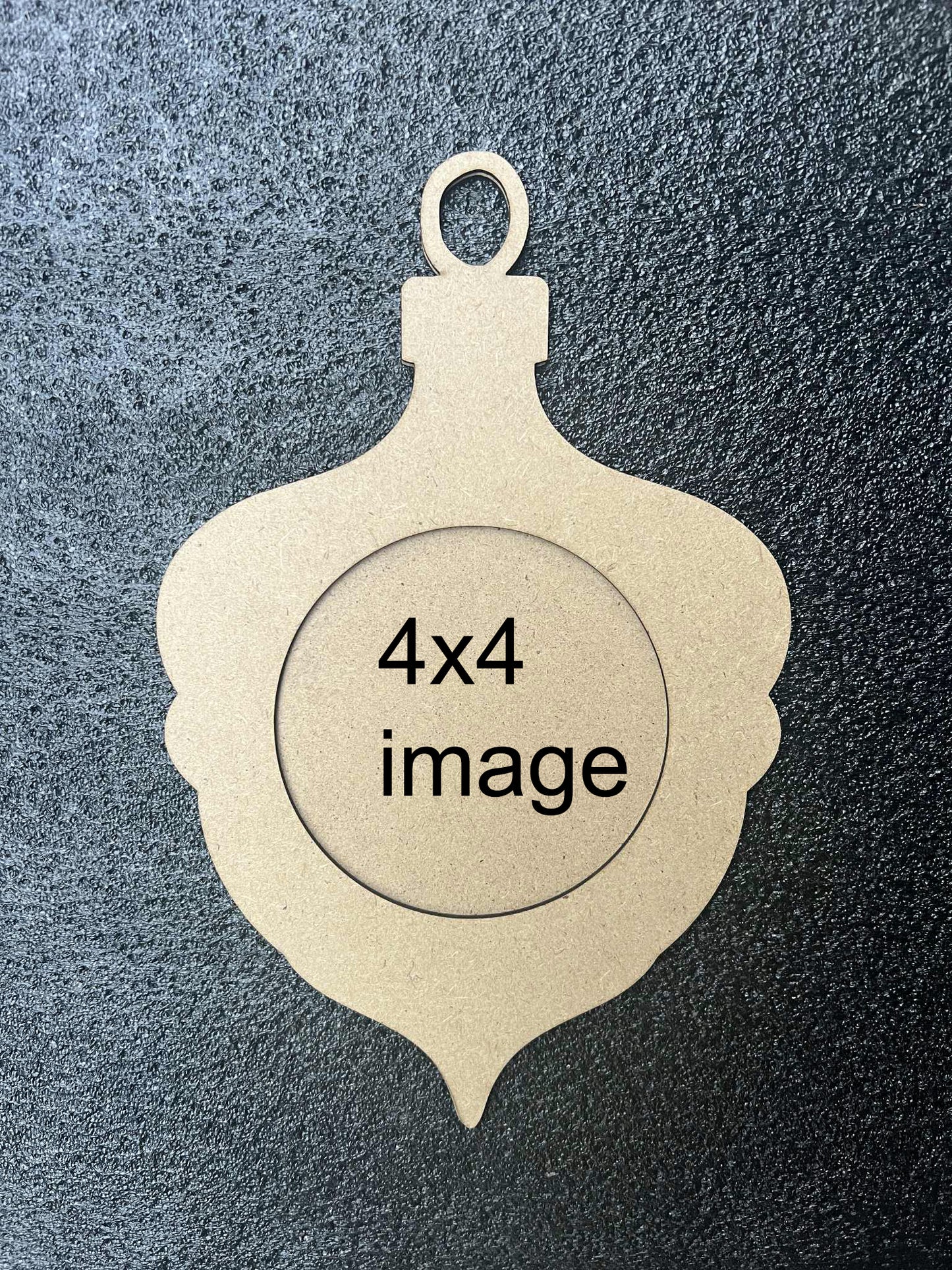 2-piece Christmas Ornament Frame