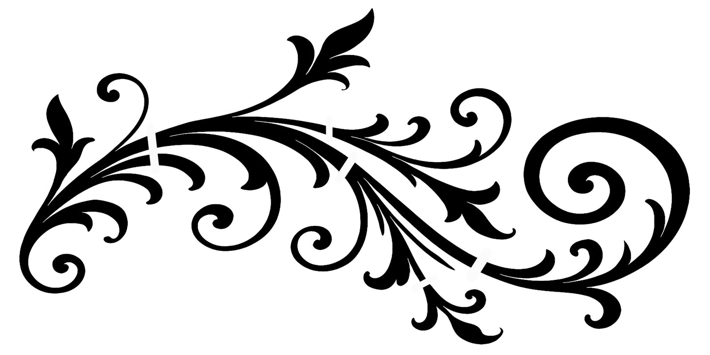 Large Fancy Scroll Design