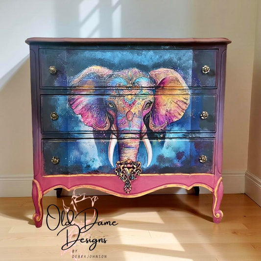 Bohemian Painted Elephant