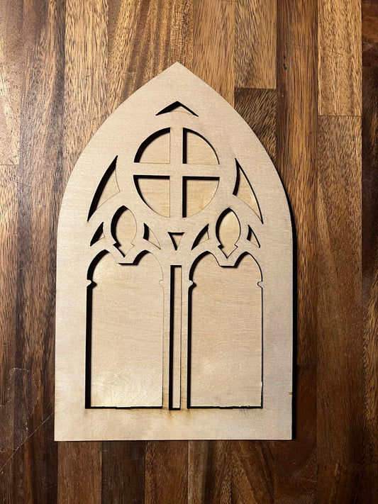 Old Church Window Frame