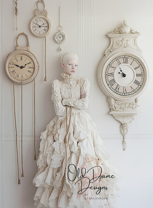 Albino Clock Woman