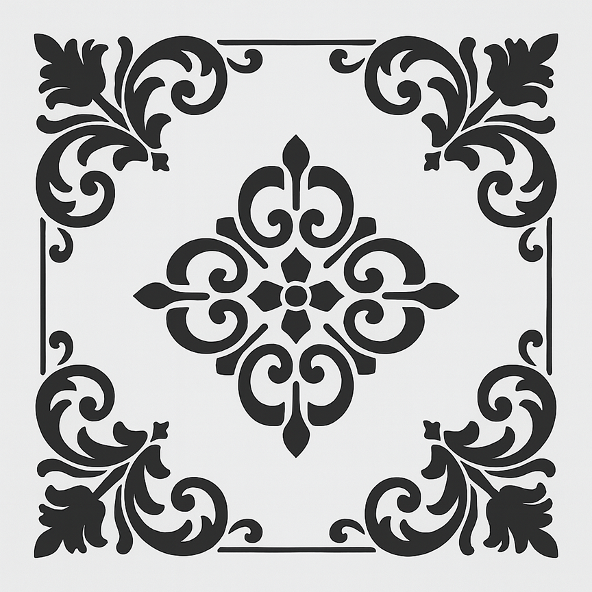 Baroque Bloom Tile