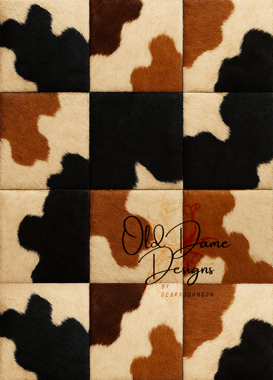 Cowhide Quilt Pattern