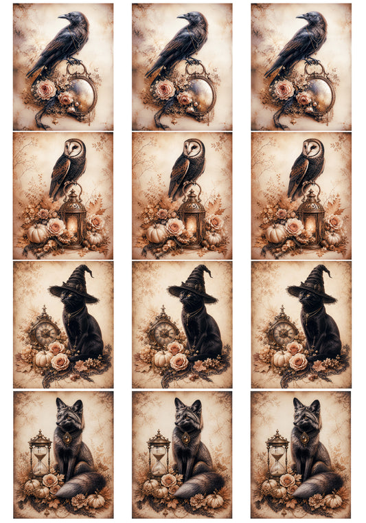 Fall Animals Mixed Media Paper (ISN)