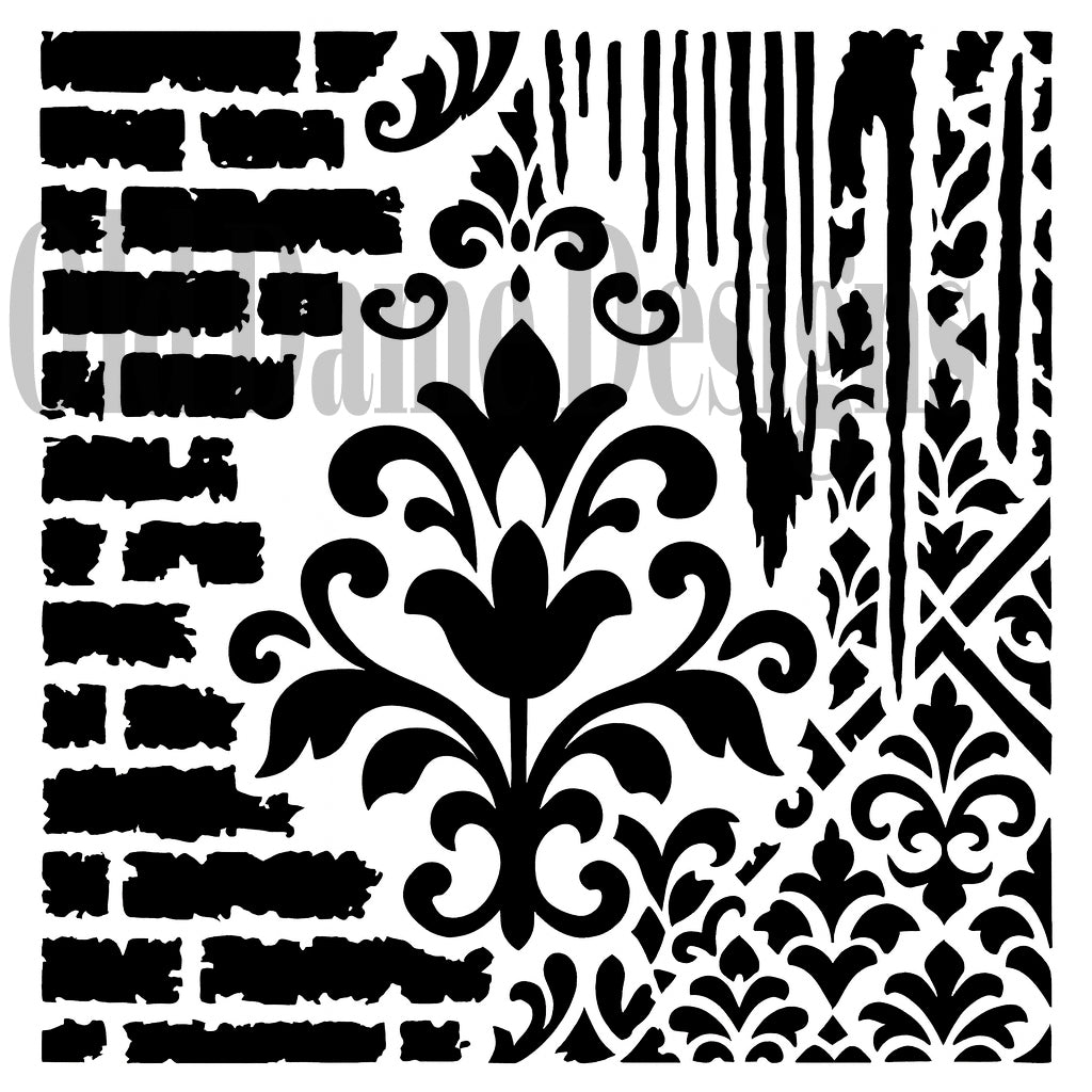 Distressed Brick & Baroque