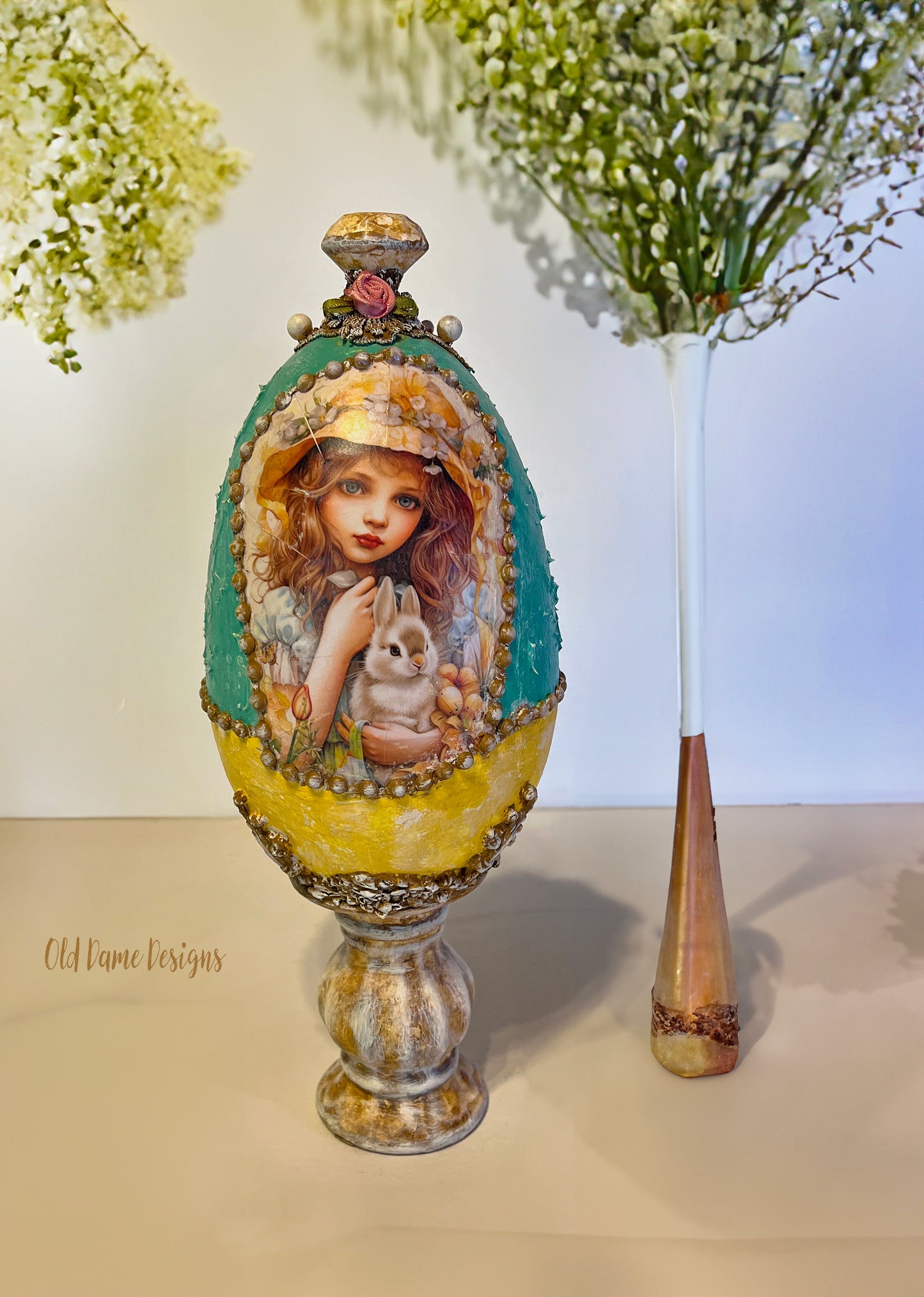 Decorative Ornate Egg Easter Spring Decor