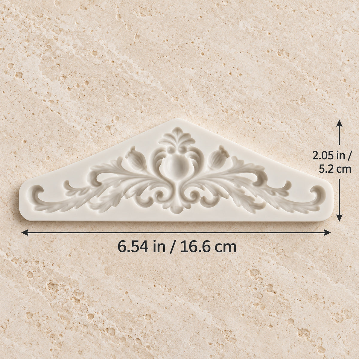 Baroque Scroll Silicone Mold