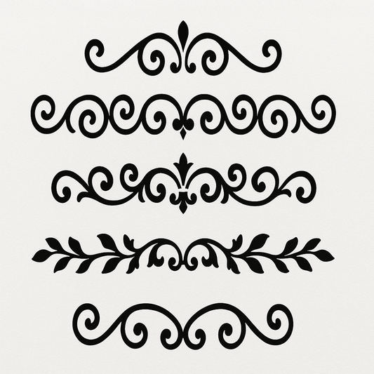 Fancy Scroll Lines