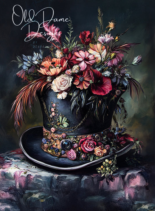 Floral Top Hat 001