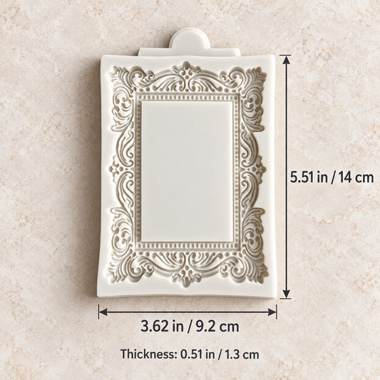 Vintage Photo Frame Silicone Mold