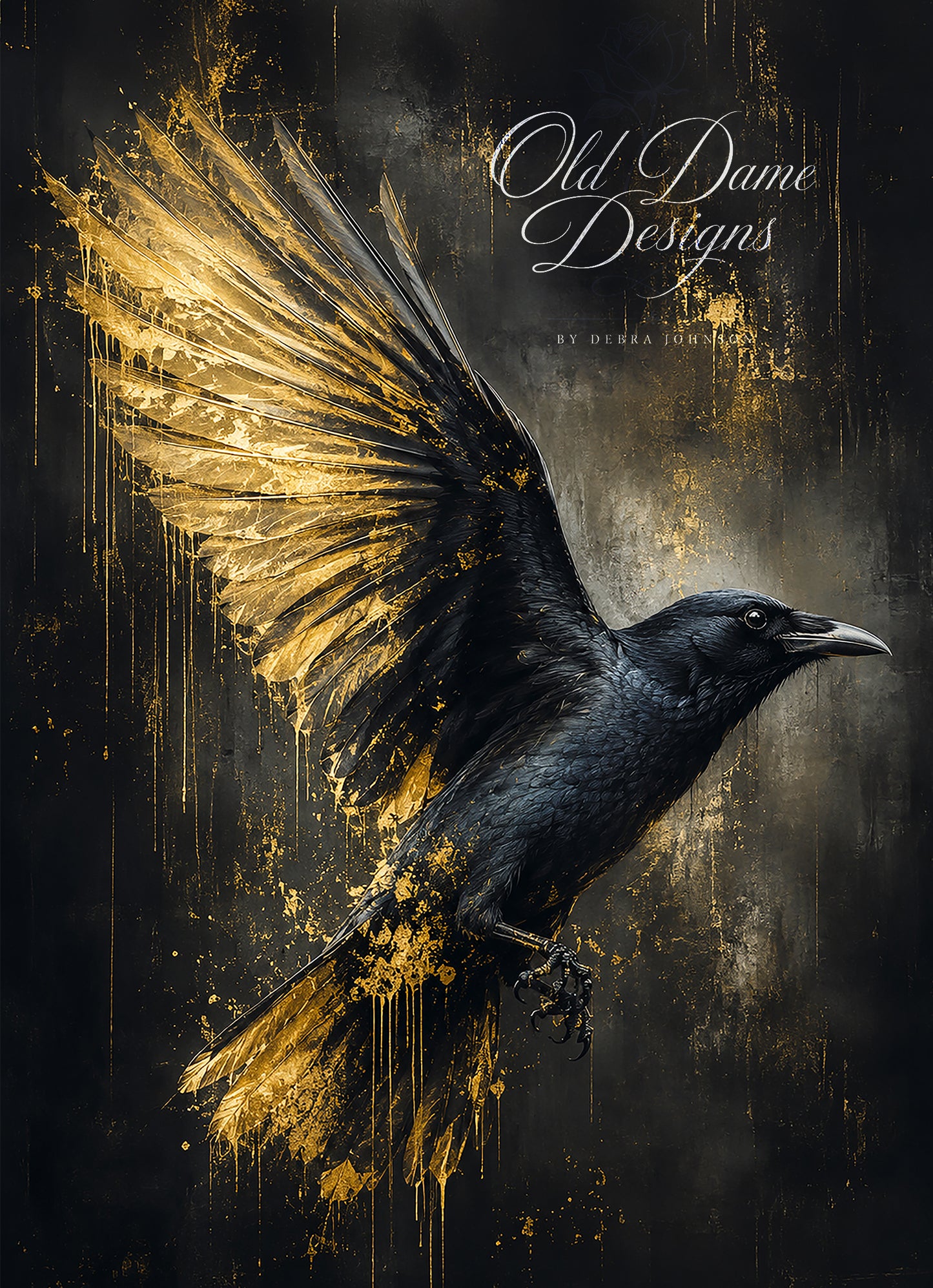 Raven in Gold