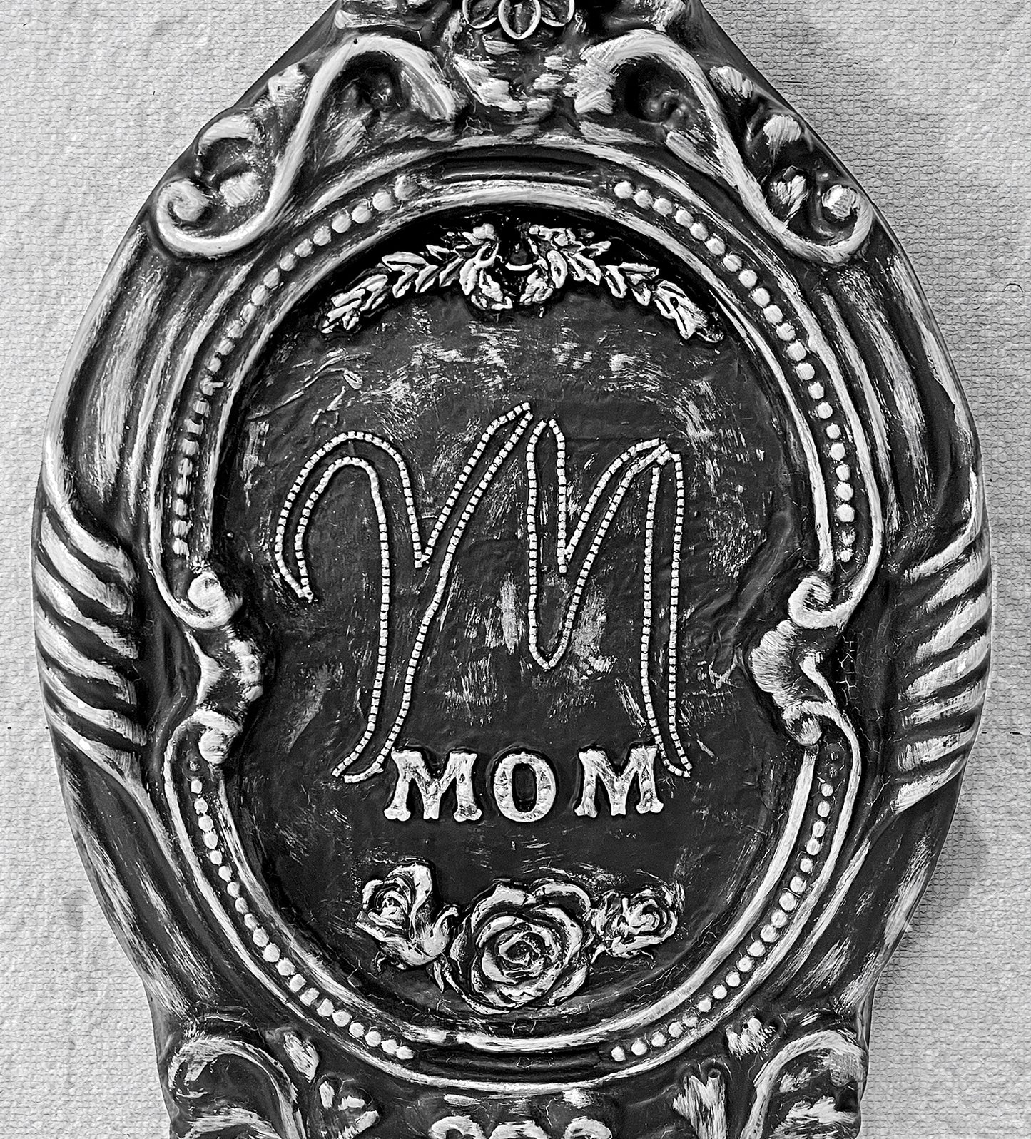 Large Ornate Wall Plaque for Mom * Old World European Feel * Mothers Day Gift