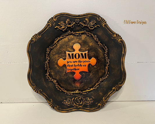 Hand Designed Ornate Mother's Day Plaque