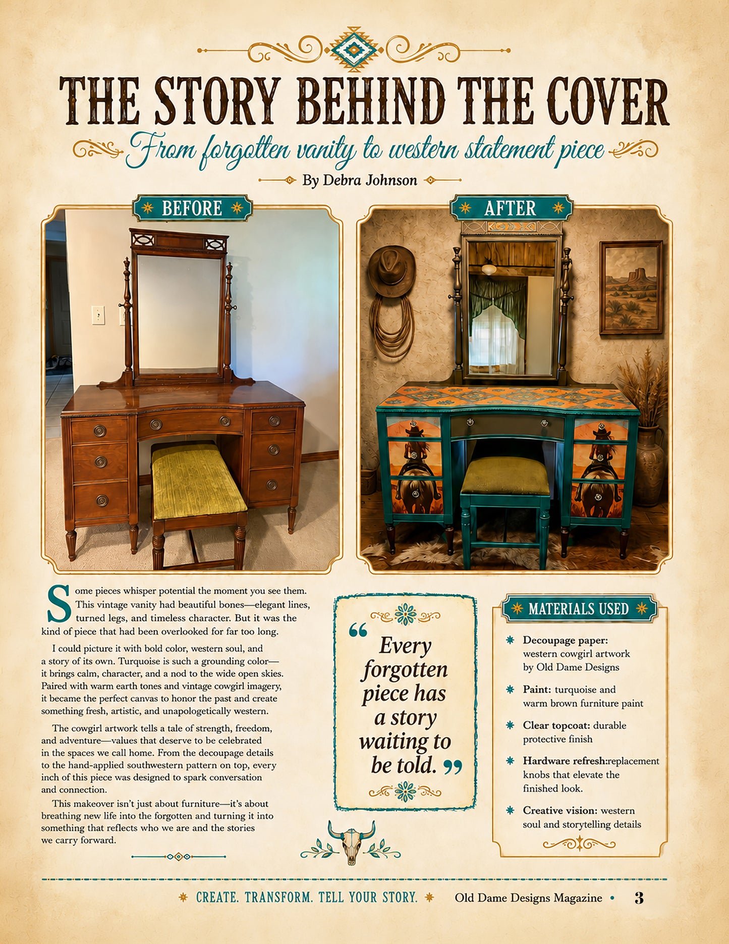 Old Dame Designs Magazine — Issue No. 1