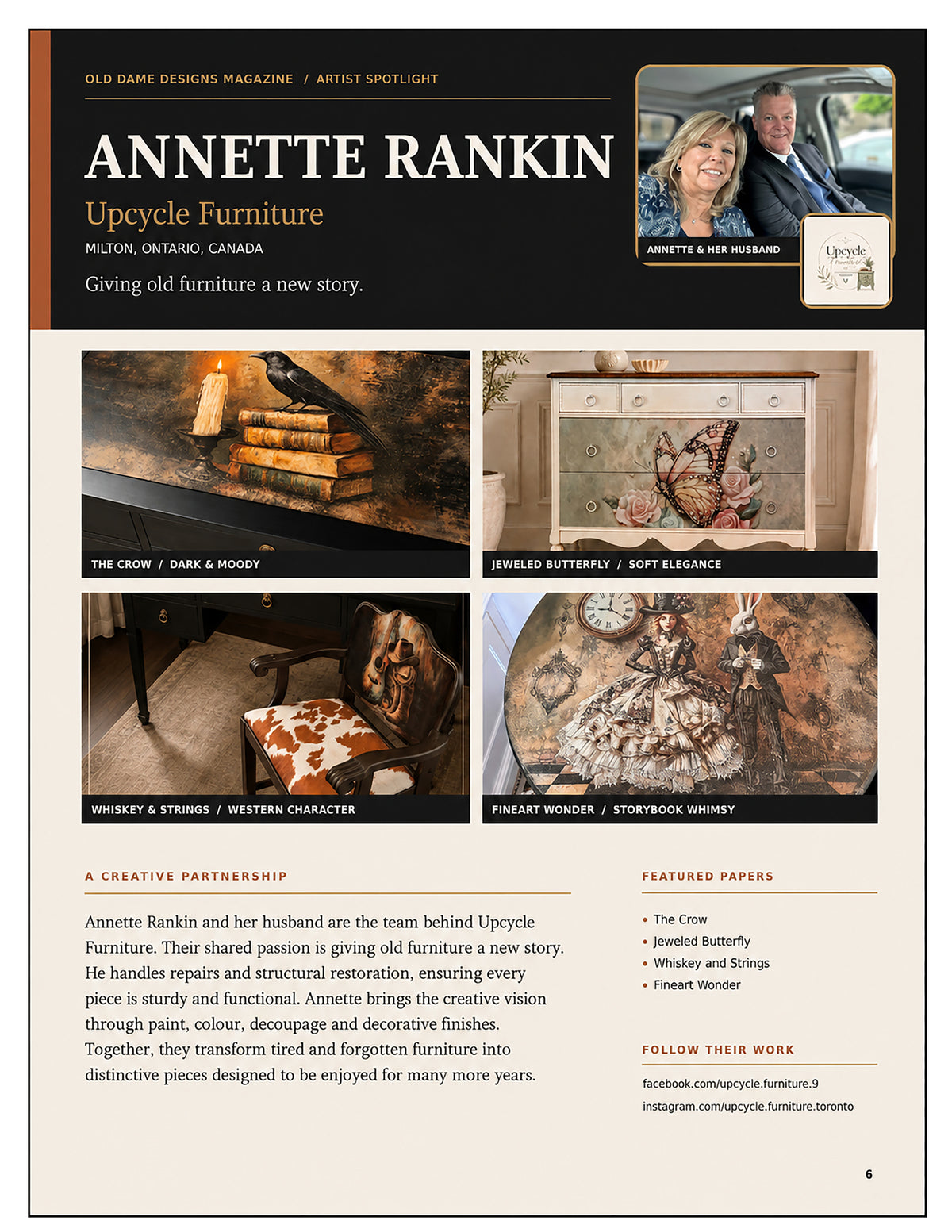 Old Dame Designs Magazine — Issue No. 1