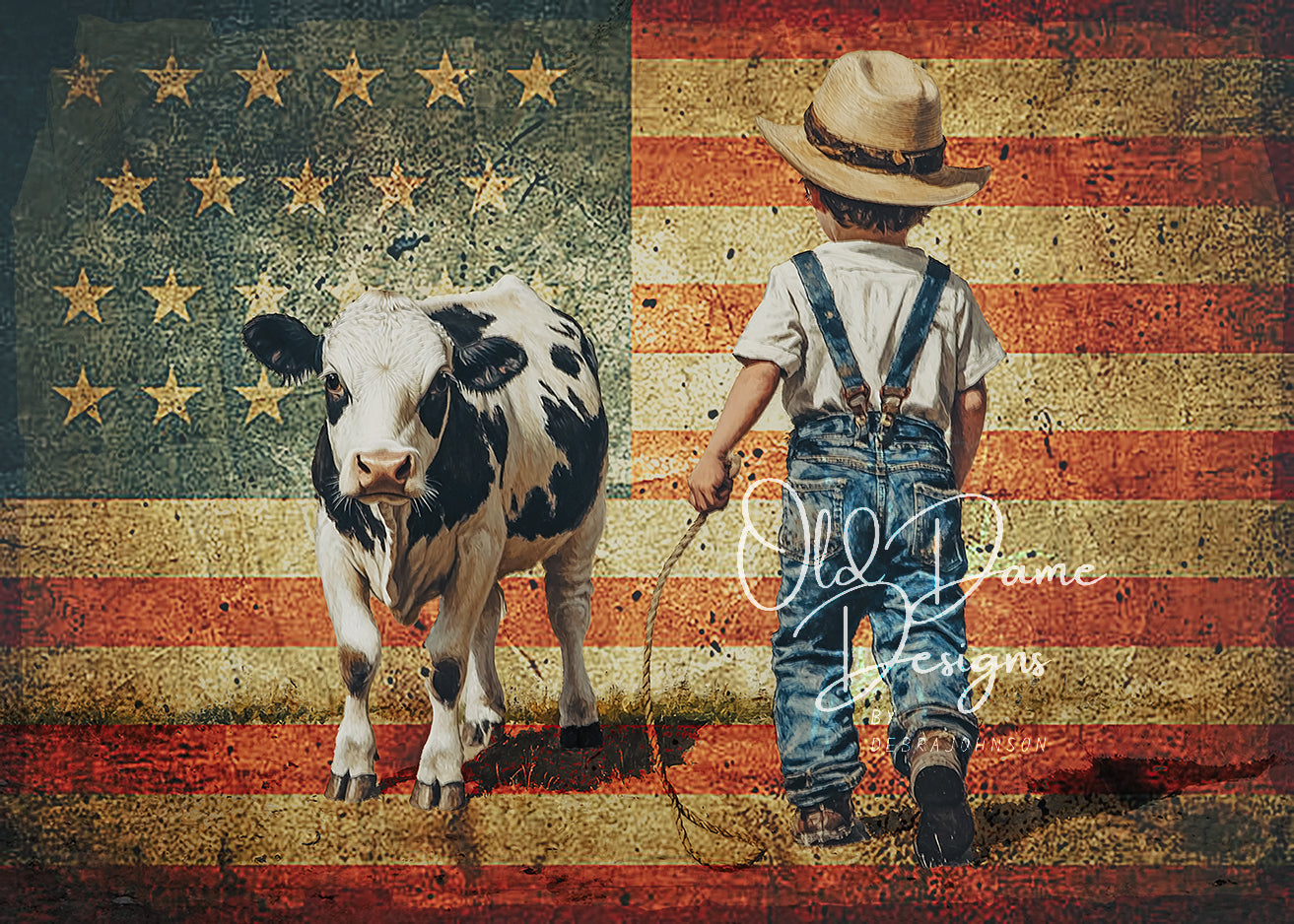 Patriotic Farm Boy