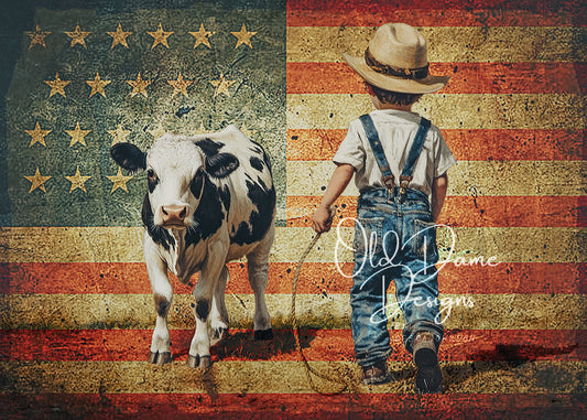 Patriotic Farm Boy