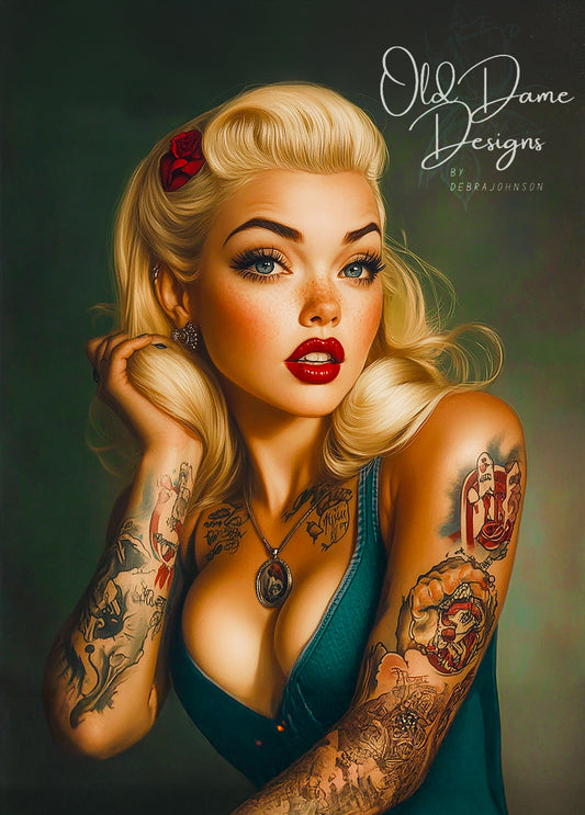 1950's Pin-Up Girl 002