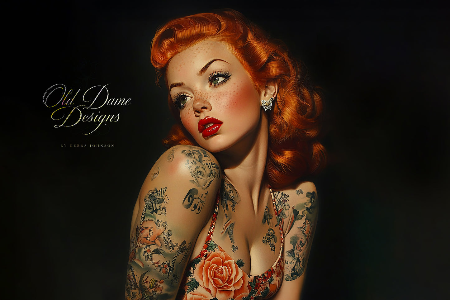 Redheaded Pin-up Girl (ISN)