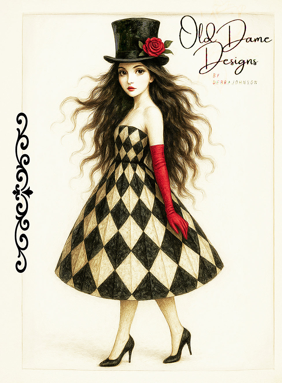 The Harlequin Rose
