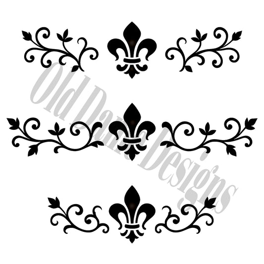 Fleur de Vines Border Trio