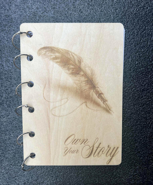 Custom Engraved Wooden Notebook