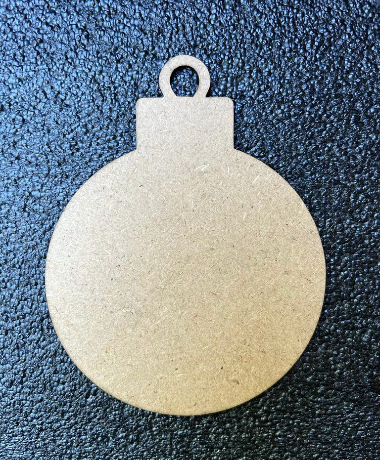 6 pack Decoupage Christmas Ornament