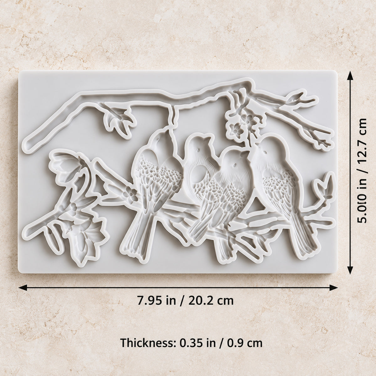Birds & Blossoms Silicone Mold
