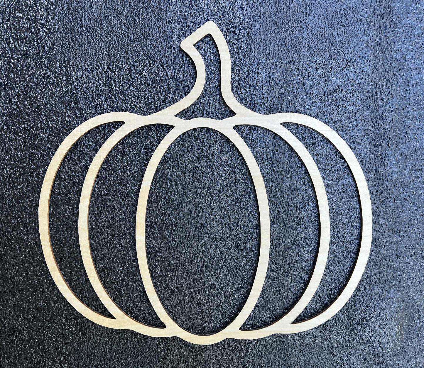 2 Piece Blank Wood Pumpkin