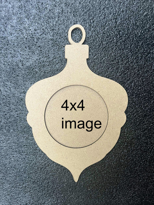 2-piece Christmas Ornament Frame
